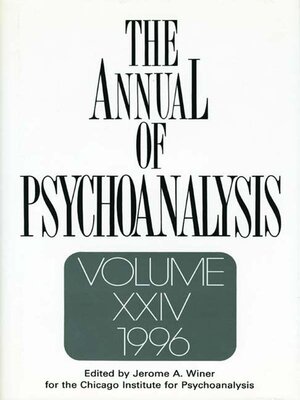 cover image of The Annual of Psychoanalysis, V. 24
